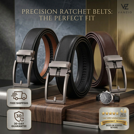 Vanzio "Classic" Precision Ratchet Belt