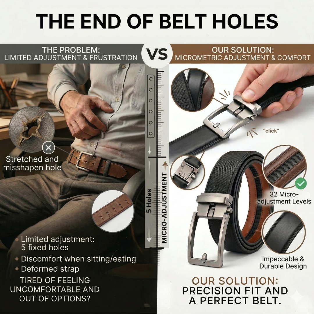 Vanzio "Classic" Precision Ratchet Belt