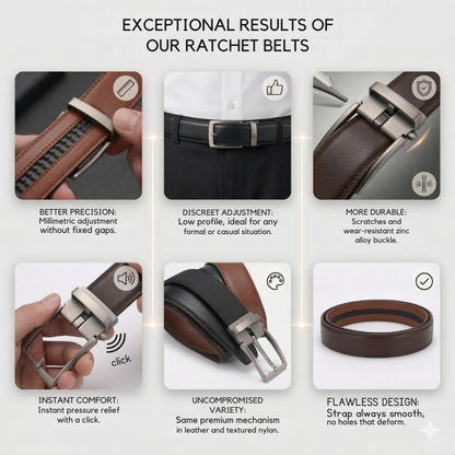 Vanzio "Classic" Precision Ratchet Belt