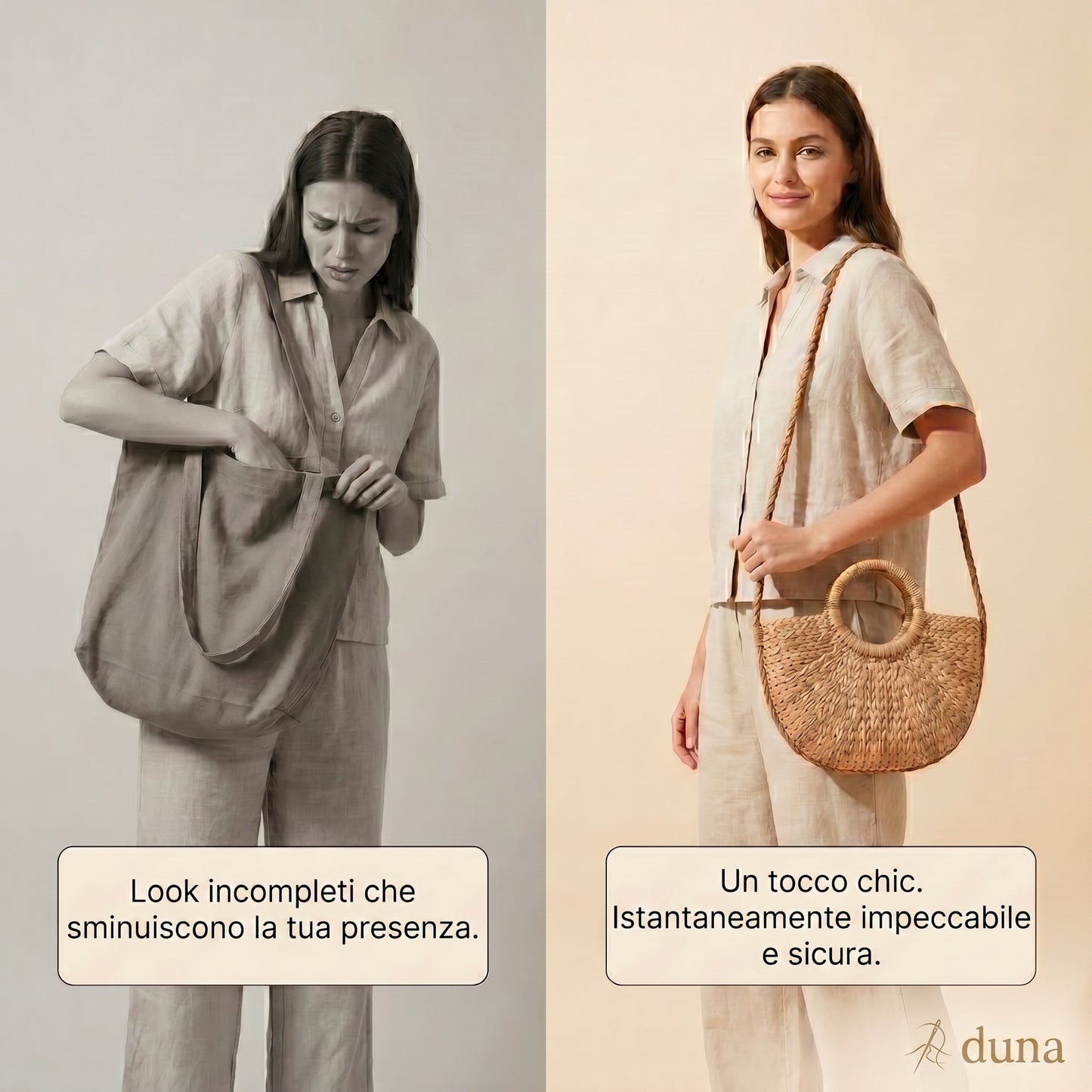 Duna - Borse intrecciate a mano