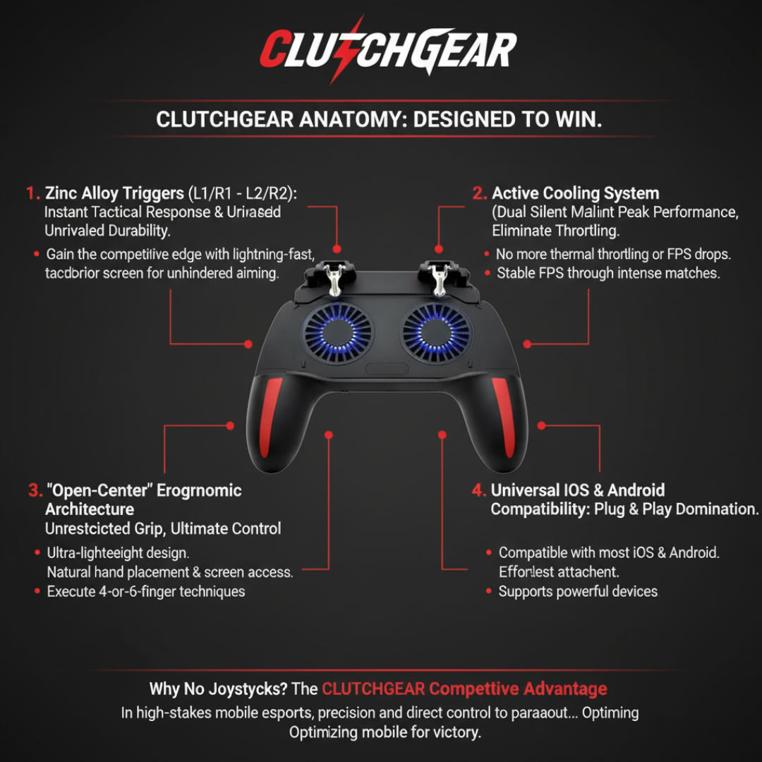 ClutchGear™ Cryo-X Pro Mobile Controller